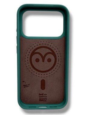 TineeOwl DuneX iPhone 17 Pro Case MagSafe Slim Textured TPU Green in Denial